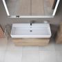 Duravit Qatego QA4396055550010 szafka 119x47x59 cm podumywalkowa wisząca dąb zdj.5