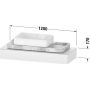 Duravit Qatego QA4699049490000 konsola podumywalkowa 120x47x17 cm grafitowa zdj.2