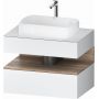 Duravit Qatego QA4730055180010 szafka 80x55x60 cm podumywalkowa wisząca biały zdj.1