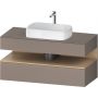 Duravit Qatego QA4732030430010 szafka 120x55x60 cm podumywalkowa wisząca dąb zdj.1