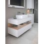 Duravit Qatego QA4732055180010 szafka 120x55x60 cm podumywalkowa wisząca biały zdj.7