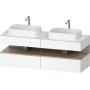 Duravit Qatego QA4779055180010 szafka 160x55x60 cm podumywalkowa wisząca biały zdj.1