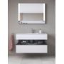 Duravit Qatego QA4786049180010 umywalka z szafką 100 cm biała zdj.4