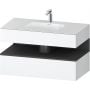 Duravit Qatego QA4786049180010 umywalka z szafką 100 cm biała zdj.1