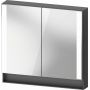 Duravit Qatego QA7151049490000 szafka 80x15.5x75 cm z lustrem grafit zdj.1