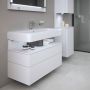 Duravit Qatego QA4395018180010 szafka 99x47x59 cm podumywalkowa wisząca biały zdj.5