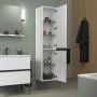 Duravit Sivida SV1370LBD180000 szafka 40x37.4x176 cm boczna wisząca biała-czarna zdj.4