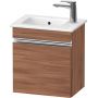 Duravit Sivida SV4642L10790000 szafka 40x28.7x44.3 cm podumywalkowa wisząca orzech-chrom zdj.1