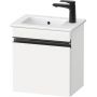 Duravit Sivida SV4642LBD180000 szafka 40x28.7x44.3 cm podumywalkowa wisząca biała-czarna zdj.1