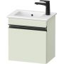 Duravit Sivida SV4642LBDHH0000 szafka 40x28.7x44.3 cm podumywalkowa wisząca czarna-zielona zdj.1