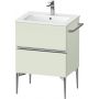 Duravit Sivida SV4643010HH0000 szafka 61x47.7x59.1 cm podumywalkowa wisząca zielona-chrom zdj.1