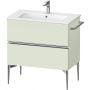 Duravit Sivida SV4644010HH0000 szafka 81x47.7x59.1 cm podumywalkowa wisząca zielona-chrom zdj.1