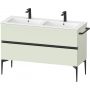 Duravit Sivida SV46470BDHH0000 szafka 128x47.7x59.1 cm podumywalkowa wisząca czarna-zielona zdj.1