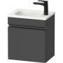 Duravit Sivida SV4649LBD490000 szafka 40x29.5x44 cm podumywalkowa wisząca czarna-grafitowa zdj.1