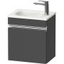 Duravit Sivida SV4649R10490000 szafka 40x29.5x44 cm podumywalkowa wisząca grafitowa-chrom zdj.1