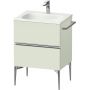 Duravit Sivida SV4650010HH0000 szafka 61x47.7x59.2 cm podumywalkowa wisząca zielona-chrom zdj.1