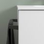 Duravit Sivida SV46500BD220000 szafka 61x47.7x59.2 cm podumywalkowa wisząca biała-czarna zdj.4