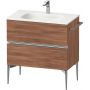 Duravit Sivida SV4651010790000 szafka 81x47.7x59.2 cm podumywalkowa wisząca orzech-chrom zdj.1