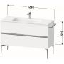 Duravit Sivida SV4653010HH0000 szafka 121x47.7x59.2 cm podumywalkowa wisząca zielona-chrom zdj.2