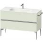 Duravit Sivida SV4653010HH0000 szafka 121x47.7x59.2 cm podumywalkowa wisząca zielona-chrom zdj.1