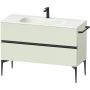 Duravit Sivida SV46530BDHH0000 szafka 121x47.7x59.2 cm podumywalkowa wisząca czarna-zielona zdj.1