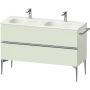 Duravit Sivida SV4654010HH0000 szafka 128x47.7x59.2 cm podumywalkowa wisząca zielona-chrom zdj.1