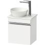 Duravit Sivida SV4656L10180000 szafka 40x32.5x44 cm podumywalkowa wisząca biała-chrom zdj.1