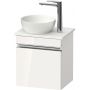 Duravit Sivida SV4656L10220000 szafka 40x32.5x44 cm podumywalkowa wisząca biała-chrom zdj.1