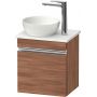 Duravit Sivida SV4656R10790000 szafka 40x32.5x44 cm podumywalkowa wisząca orzech-chrom zdj.1