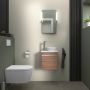 Duravit Sivida SV4656R10790000 szafka 40x32.5x44 cm podumywalkowa wisząca orzech-chrom zdj.5