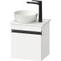 Duravit Sivida SV4656LBD180000 szafka 40x32.5x44 cm podumywalkowa wisząca biała-czarna zdj.1