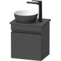 Duravit Sivida SV4656LBD490000 szafka 40x32.5x44 cm podumywalkowa wisząca czarna-grafitowa zdj.1