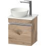 Duravit Sivida SV4656R10550000 szafka 40x32.5x44 cm podumywalkowa wisząca dąb-chrom zdj.1