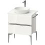 Duravit Sivida SV4657010220000 szafka 64.5x47.5x54.8 cm podumywalkowa wisząca biała-chrom zdj.1