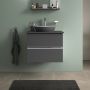 Duravit Sivida SV4657010490000 szafka 64.5x47.5x54.8 cm podumywalkowa wisząca grafitowa-chrom zdj.3