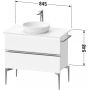 Duravit Sivida SV4658010220000 szafka 84.5x47.5x54.8 cm podumywalkowa wisząca biała-chrom zdj.2