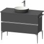 Duravit Sivida SV4659010490000 szafka 104.5x47.5x54.8 cm podumywalkowa wisząca grafitowa-chrom zdj.1