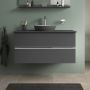 Duravit Sivida SV4659010490000 szafka 104.5x47.5x54.8 cm podumywalkowa wisząca grafitowa-chrom zdj.3