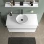 Duravit Sivida SV46590BD180000 szafka 104.5x47.5x54.8 cm podumywalkowa wisząca biała-czarna zdj.6