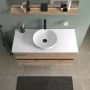 Duravit Sivida SV46590BD550000 szafka 104.5x47.5x54.8 cm podumywalkowa wisząca czarna-dąb zdj.4