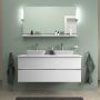 Duravit Sivida SV4661010180000 szafka 131.5x47.5x54.8 cm podumywalkowa wisząca biała-chrom zdj.3