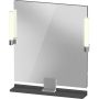 Duravit Sivida SV7421010490000 lustro 65x65 cm kwadratowe z oświetleniem chrom-grafit zdj.1