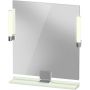 Duravit Sivida SV7421010HH0000 lustro 65x65 cm kwadratowe z oświetleniem chrom-zielony zdj.1