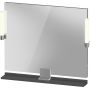 Duravit Sivida SV7422010490000 lustro 85x65 cm prostokątne z oświetleniem chrom-grafit zdj.1