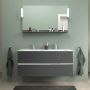 Duravit Sivida SV7424010490000 lustro 125x65 cm prostokątne z oświetleniem chrom-grafit zdj.5