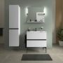 Duravit Sivida SV74320BD180000 półka 80 cm biała-czarna zdj.8