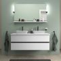 Duravit Sivida SV74350BD180000 półka 128 cm biała-czarna zdj.3