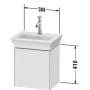 Duravit White Tulip WT4240R8585 szafka wisząca podumywalkowa 38.4x29.8 cm zdj.2