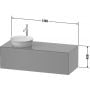 Duravit White Tulip WT4977R8585 szafka wisząca podumywalkowa 130x55 cm zdj.2