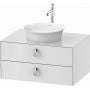 Duravit White Tulip WT499008585 szafka wisząca podumywalkowa 80x55 cm zdj.1